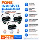 Fone Invisível Casual