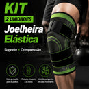 Kit 2 Joelheiras Esportivas de Compressão - CASUAL MENTE